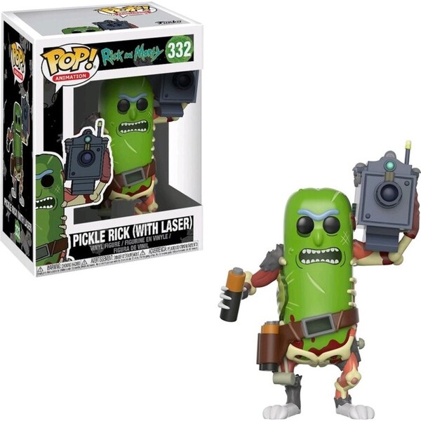 Rick and Morty Pickle Rick (With Laser) Funko POP! Vinyl