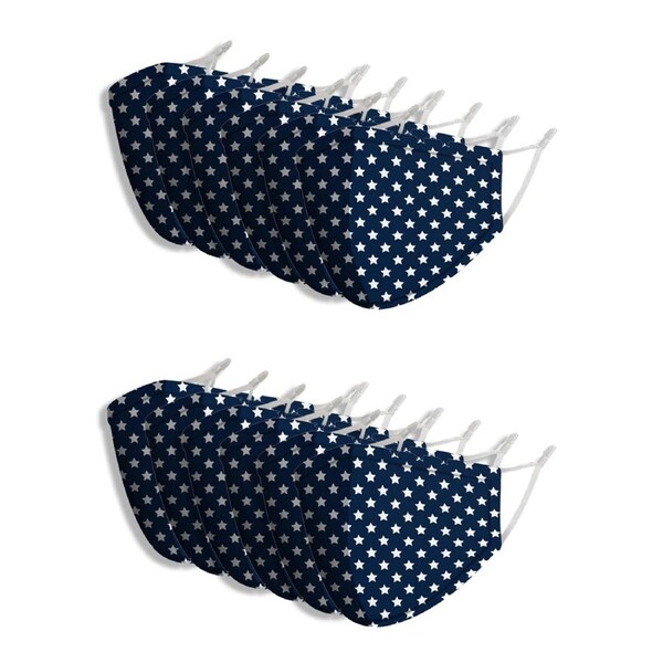 12x Splosh Kids/Children Reusable Face Mask w/ Adjustable Strap 2y+ Star