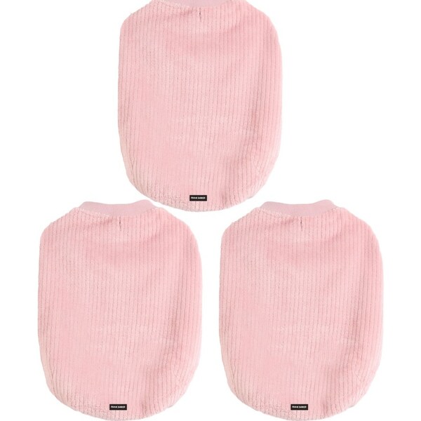3x Frank Barker Velvet Lined Corduroy Pet/Dog Winter Coat Large 34x47cm Pink