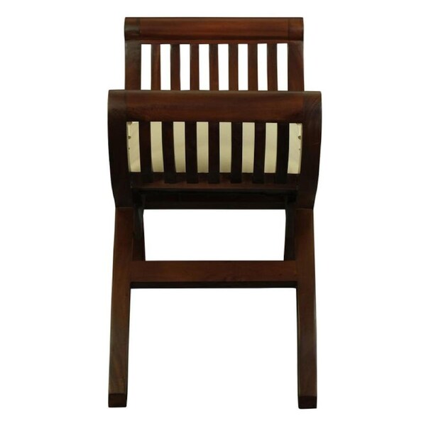 Sloane Single Seater Upholstered Stool - Mahogany