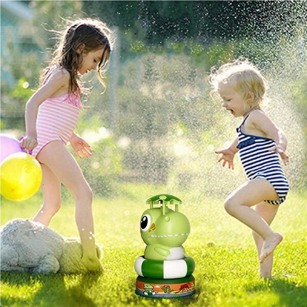 Outdoor Water Dinosaur Cartoon Animal Water Sprinkler Rotating Flying Water