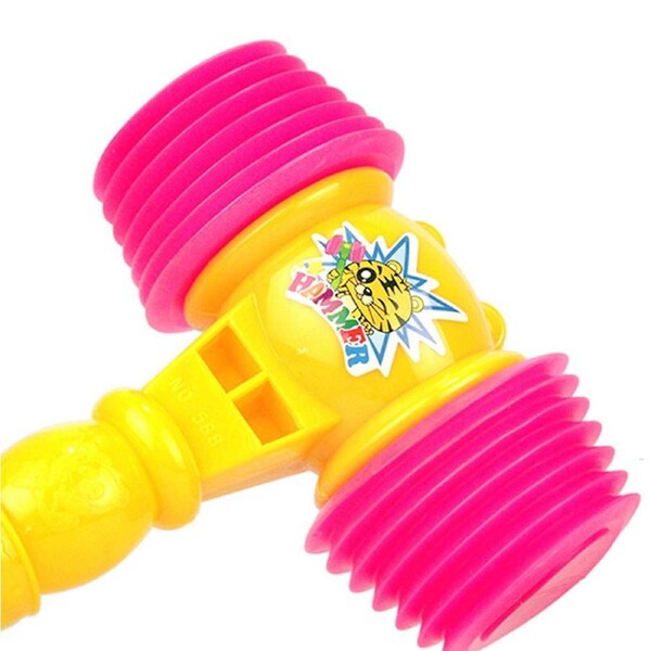 Large Size Bb Hammer Plastic Percussion Sounding Hammer Special Fun Toys