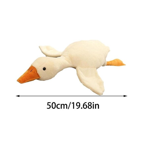 50CM Huge Goose Plush Toys Big Duck Doll Soft Stuffed Animal Sleeping Pillow
