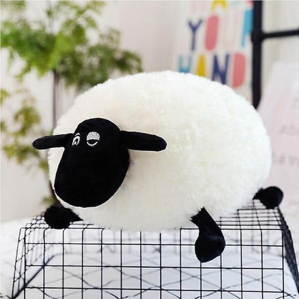 Sean the Sheep Plush Toy Ball Kudde White 30cm