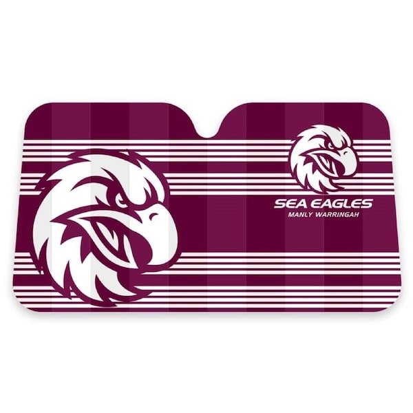 Manly Warringah Sea Eagles NRL Team Logo Car Sunshade