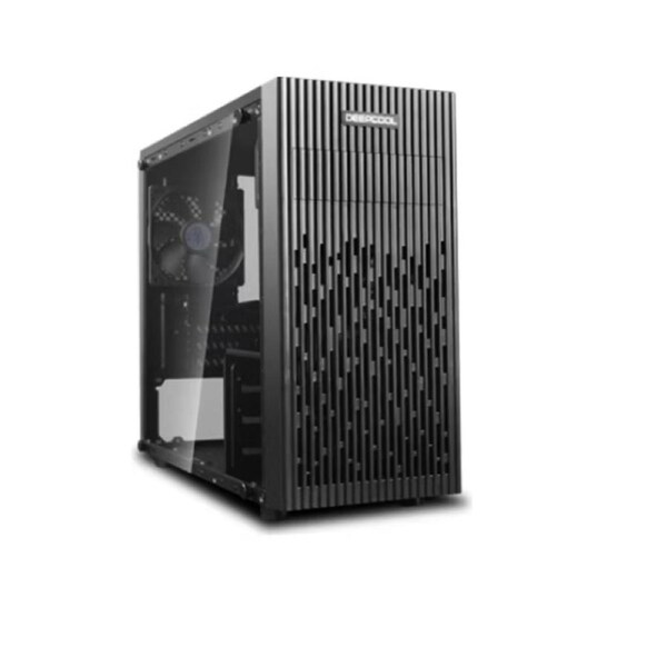 DeepCool MATREXX 30 Full Tempered Glass Side Panel M-ATX Case, 1x 120mm Black Fan, Graphics Card Up To 250mm DP-MATX-MATREXX30
