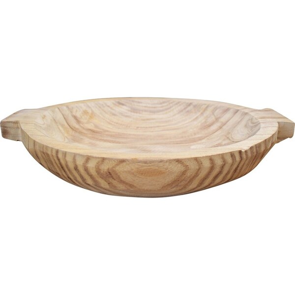 LVD Wood Display Bowl Whisper Decorative Home/Lounge Decor 38x6cm Brown