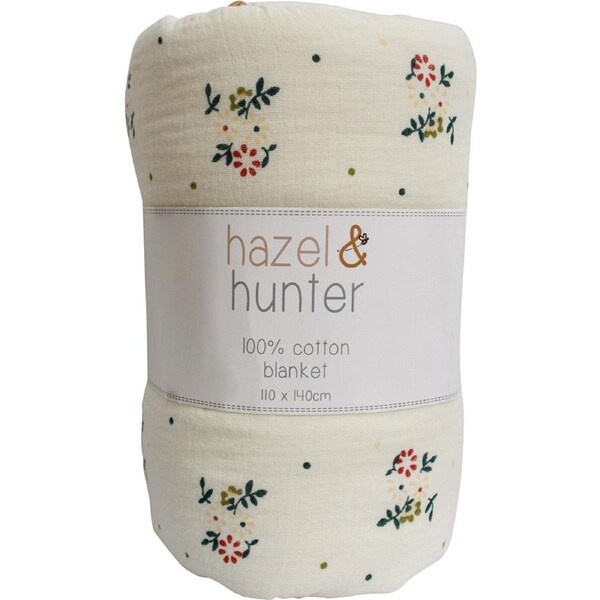 LVD Cotton Wrap/Blanket Boho Floral Home/Nursery Decor Children/Baby 140cm