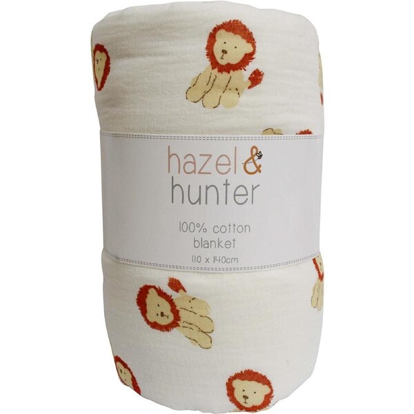 LVD Cotton Soft Wrap/Blanket Leo Lion Home/Nursery Decor Children/Baby 140cm