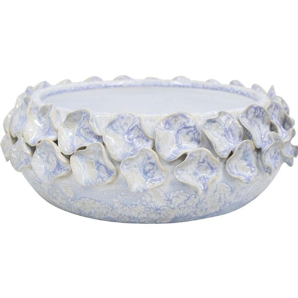 LVD Ceramic Bowl Shell Disc Decorative Tabletop Display Ornament Home Decor