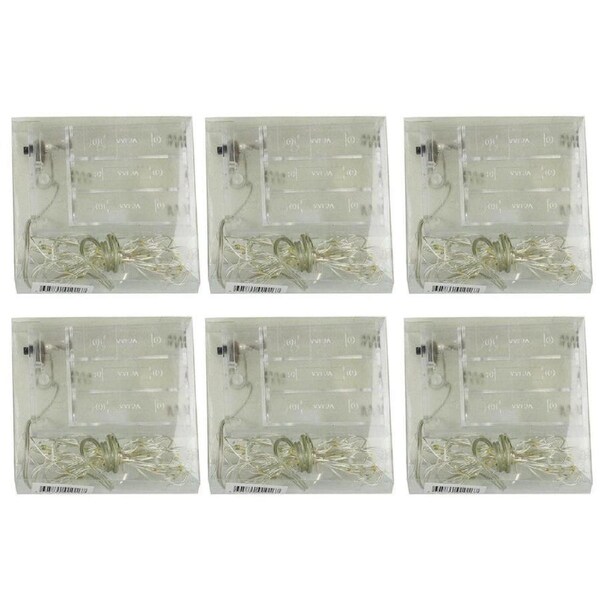 6x LVD LED Rope Wire Lights Warm 2M Decorative Home Ornament Statue White 200cm