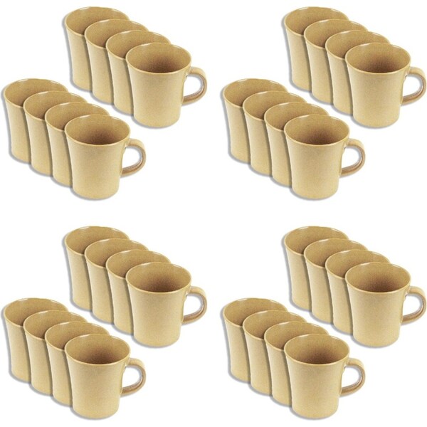 4x 8pc EcoSouLife Rice Husk/Melamine Soul Reusable Drinking Mug Wedding 296ml