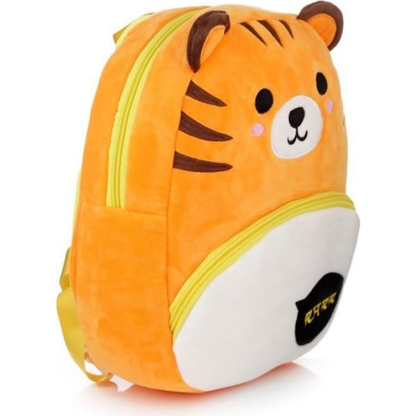 Adoramals 30cm Tiger Backpack Kids/Child/Toddler Travel School Animal Plush Bag