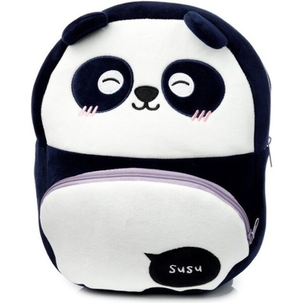 Adoramals 30cm Panda Backpack Kids/Child/Toddler Travel School Animal Plush Bag