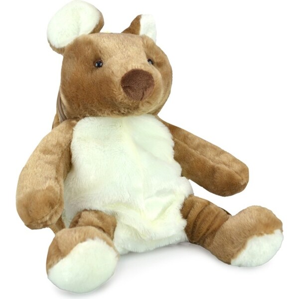Adoramals 40cm Kangaroo Backpack Kids/Children Travel School Animal Plush Bag