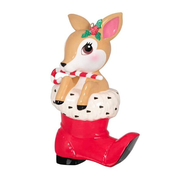 2024 Hallmark Keepsake Ornament - Vintage Reindeer Porcelain