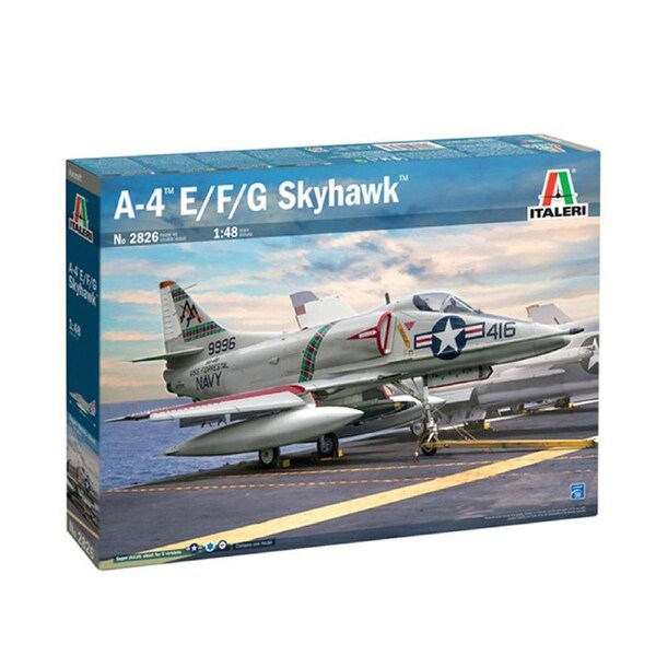 Italeri 1:48 Scale A-4 E/F/G Skyhawk With Australian Decals Plastic Model Kit