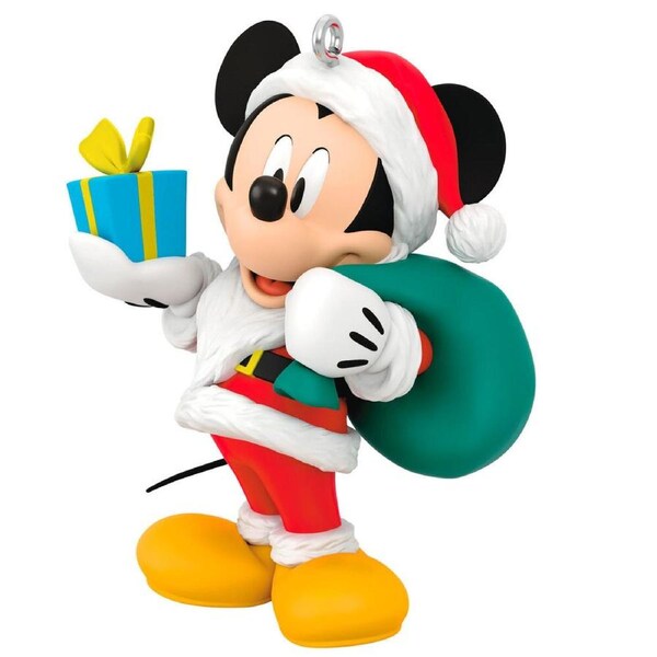 2024 Hallmark Keepsake Ornament - Disney All About Mickey! Santa Mickey