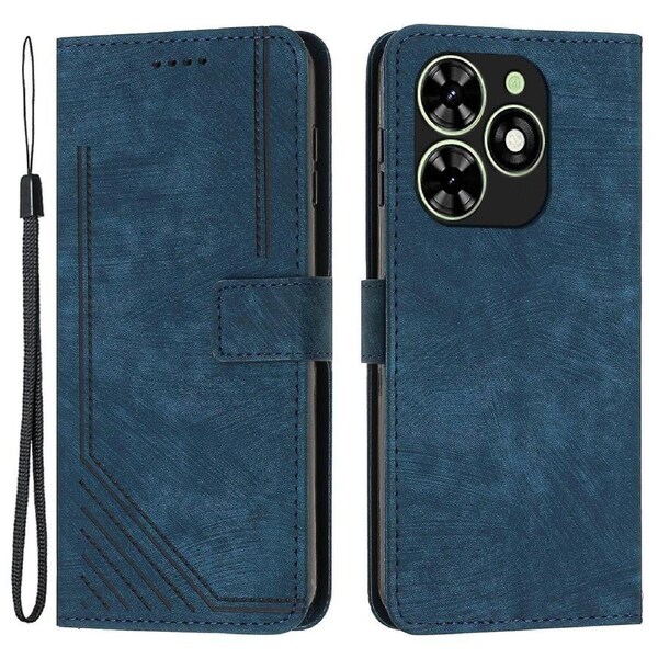 For Transsion Tecno Spark Go 2024/Spark 20C/Pop 8 Phone Case Skin Touch Feeling Leather Cover