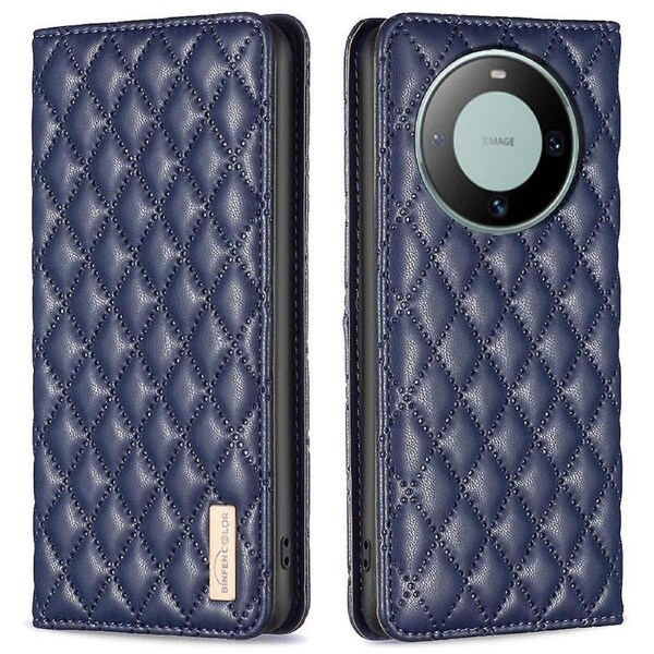 For Huawei Mate 60 Phone Leather Case Card Holder Horizontal Stand Cover