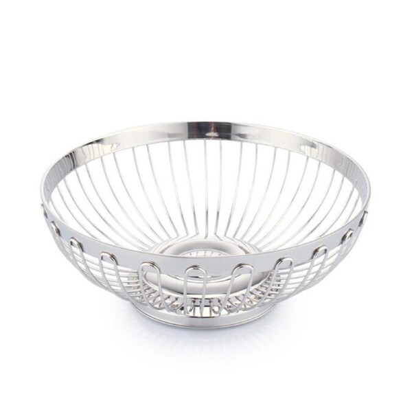 Whitehill Tableware - Stainless Steel Round Basket 18cm