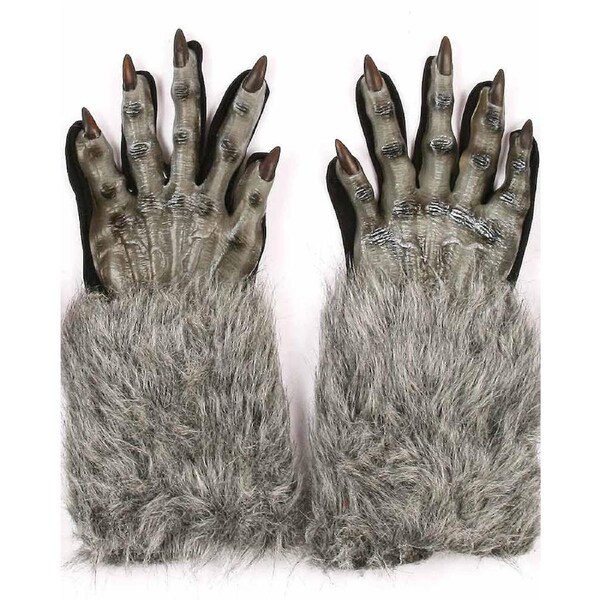Grey Werewolf Gloves