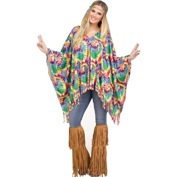 60s Hippie Poncho