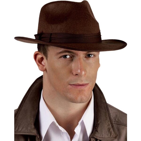 Brown Fedora Hat