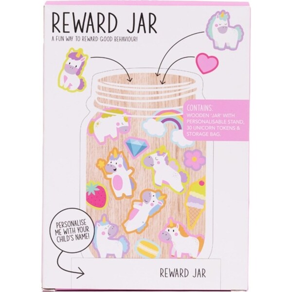 Splosh Kids By Splosh Girls Kids/Children Reward Jar w/ 15 Tokens/Pouch 22cm