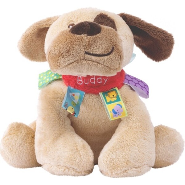 Mary Meyer Taggies Buddy Dog Soft Plush 30cm Stuffed Animal Toy Baby 0+ Beige