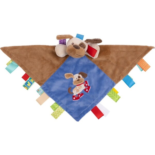 Mary Meyer Taggies Buddy Dog Character Plush Blanket 33x33cm Baby/Infant Toy 0+