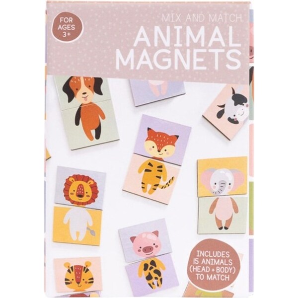 30pc Splosh Kids By Splosh Mix/Match Animal Magnet Set Home Fridge Decor 3y+