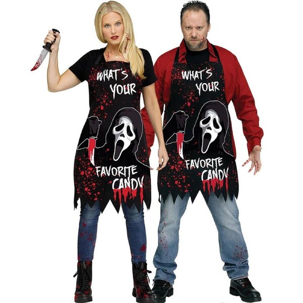 Scream Ghost Face Horror Apron