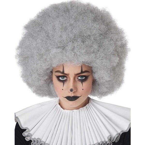 Jumbo Grey Afro Wig