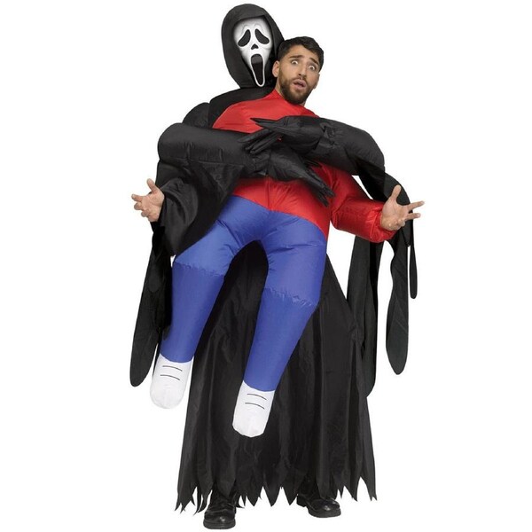 Scream Ghost Face Lives Piggyback Inflatable Mens Costume