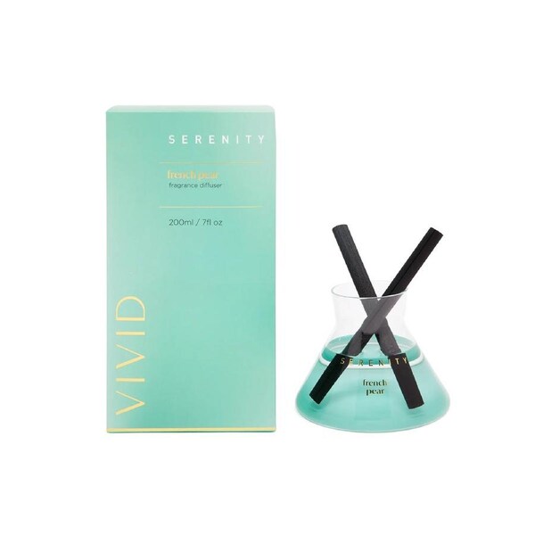 Serenity Vivid French Pear 200mL Reed Diffuser Home Fragrance Gift Luxury SVV200PF