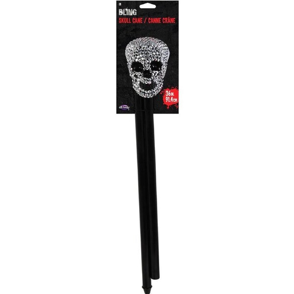Bling Skull Cane 91cm
