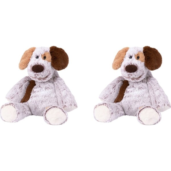 2x Mary Meyer Marshmallow Animal Puppy 33cm Soft Stuffed Plush Toy Kids/Baby 0+
