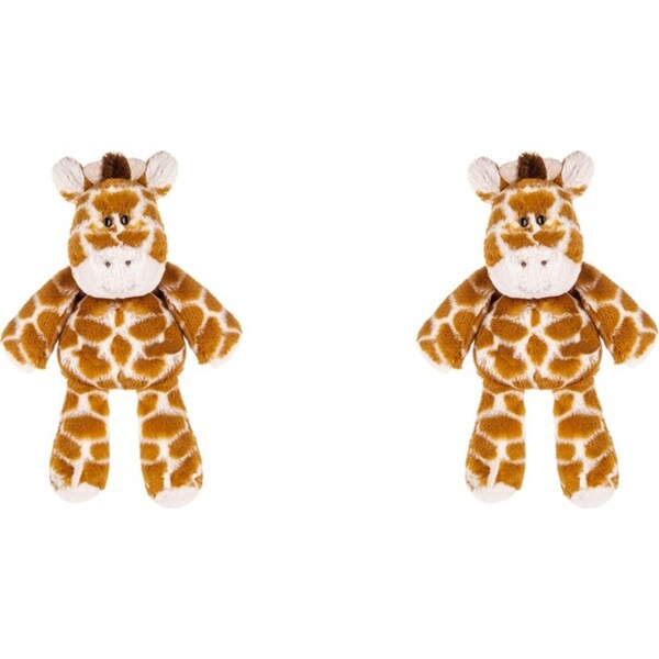 2x Mary Meyer Marshmallow Giraffe 23cm Soft Stuffed Plush Toy Kids 0+ Brown