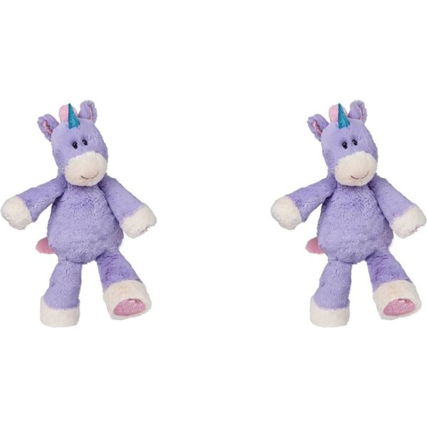 2x Mary Meyer Marshmallow Unicorn 33cm Soft Stuffed Plush Toy Kids 0+ Purple