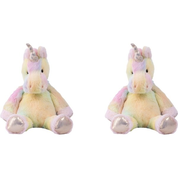 2x Mary Meyer Marshmallow Fro-Yo Unicorn 33cm Soft Stuffed Plush Toy Kids 0+