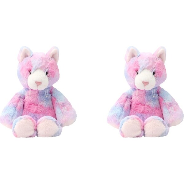 2x Mary Meyer Marshmallow Kitty 33cm Soft Plush Stuffed Play Toy Kids 0+
