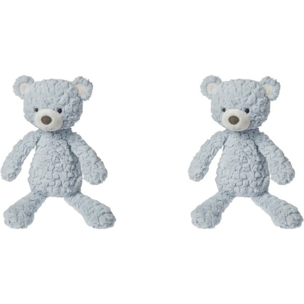 2x Mary Meyer Nursery Bear 28cm Soft Plush Stuffed Toy Kids 0+ Seafoam