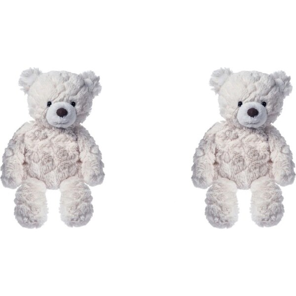 2x Mary Meyer Nursery Bear 28cm Soft Plush Stuffed Animal Play Toy Kids 0+ Cream