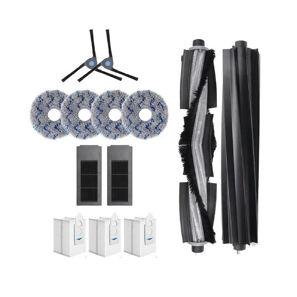 iDeer Life Replacement Accessories For ECOVACS Deebot X2 Robot Vacuum Cleaner (13PCS)