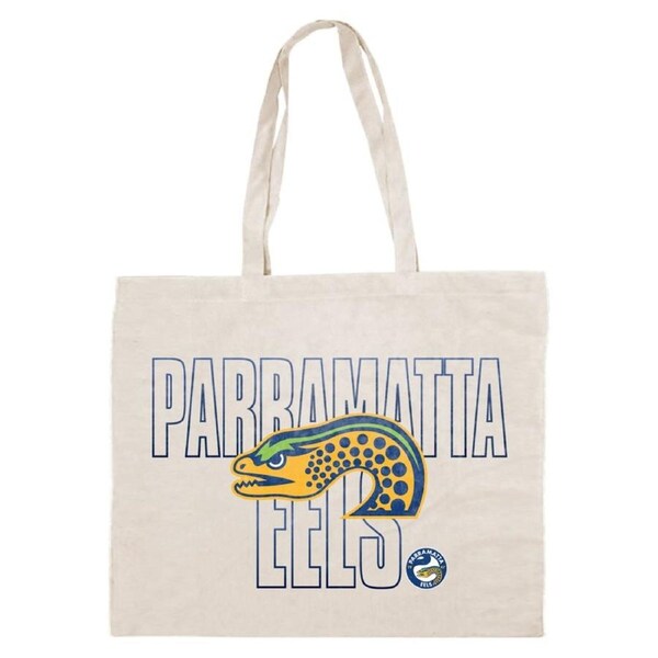 Parramatta Eels NRL Canvas Tote Carry Shopping Grocery Bag
