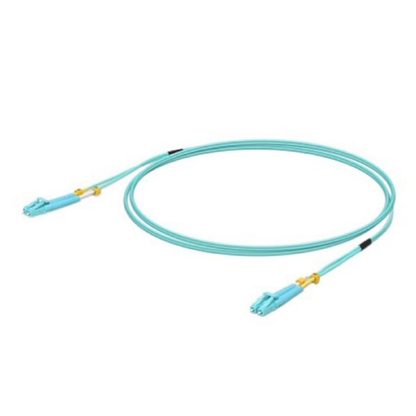 Ubiquiti MultiMode 10 Gbps OM3 Duplex LC Cable, 0.5m Length, Single Unit,10 [UACC-OFC-MM-0.5M]