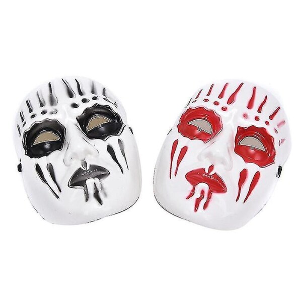 2pcs Slipknot Band Joey Jordison Resin Mask Halloween Party Masquerade Cosplay Props