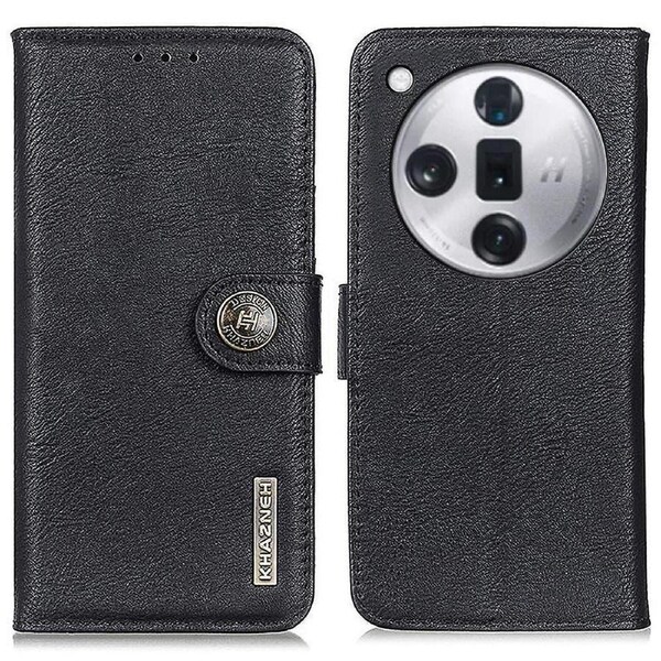 KHAZNEH For Oppo Find X7 Pro/Find X7 Ultra Phone Case Wallet Card Slots Leather Cover