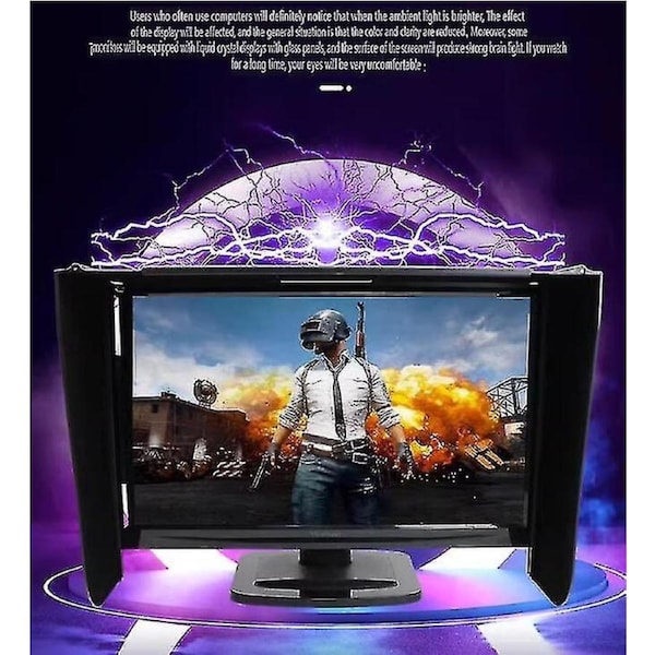 27 Inch Lcd Led Video Monitor Hood Sunshade Sunhood